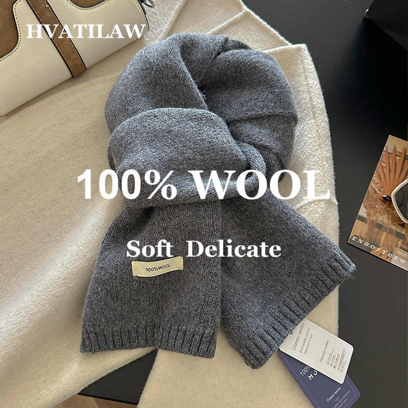 100% Wool Scarf Women Men Soli - Wool Scarf Men recension och pris
