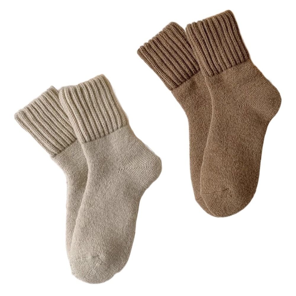 Creative Solid Color Thickened - Thermal Sock Wool recension och pris