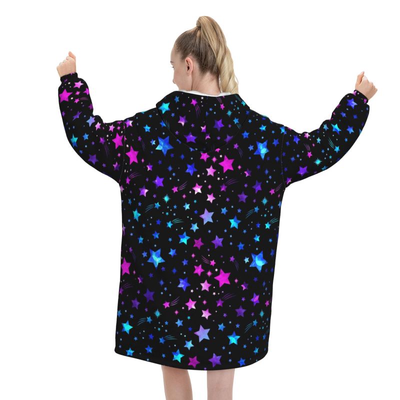 Space Galaxy Constellation Zod - Sherpa Hoodie Fleece recension och pris